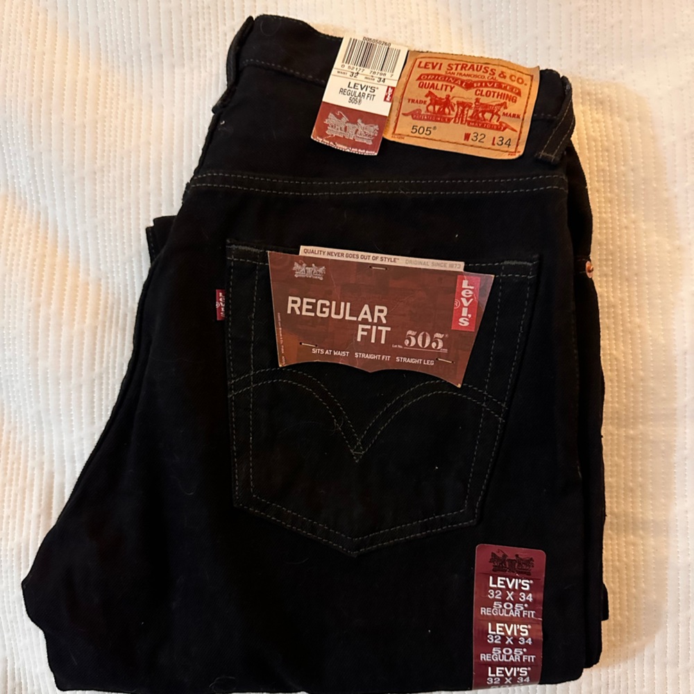 Levi's Men's Dark Indigo Straight Jeans